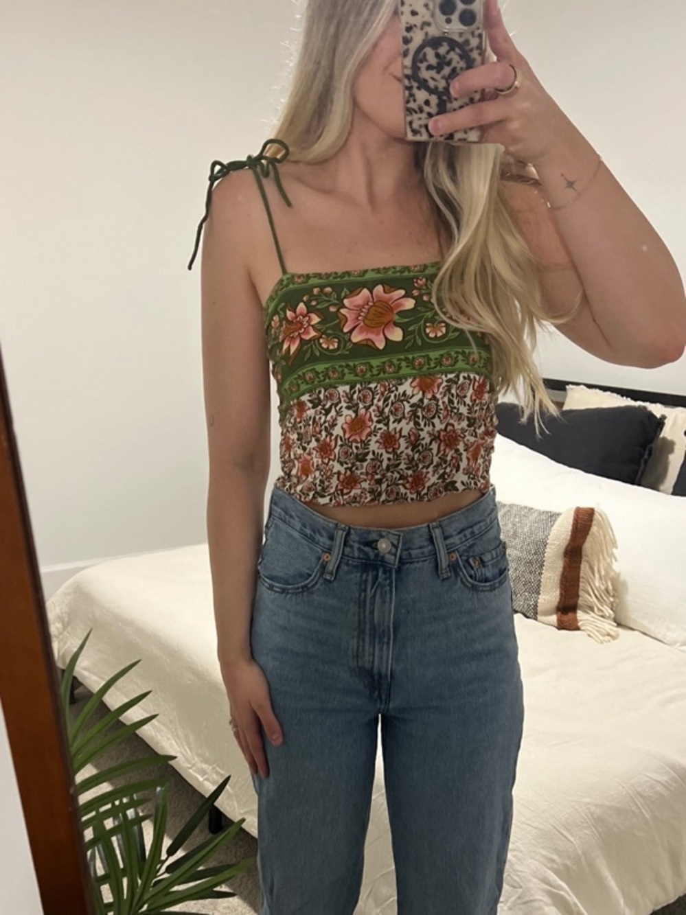 Farm Rio Tie Tank Top - Picture 7 of 11